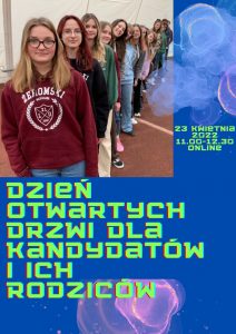 Read more about the article Dzień otwartych drzwi online 23 kwietnia 2022 r. godz. 11.00-12.30