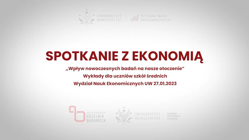 Read more about the article Spotkanie z Ekonomią WNE UW.  Koniecznie zobacz film!