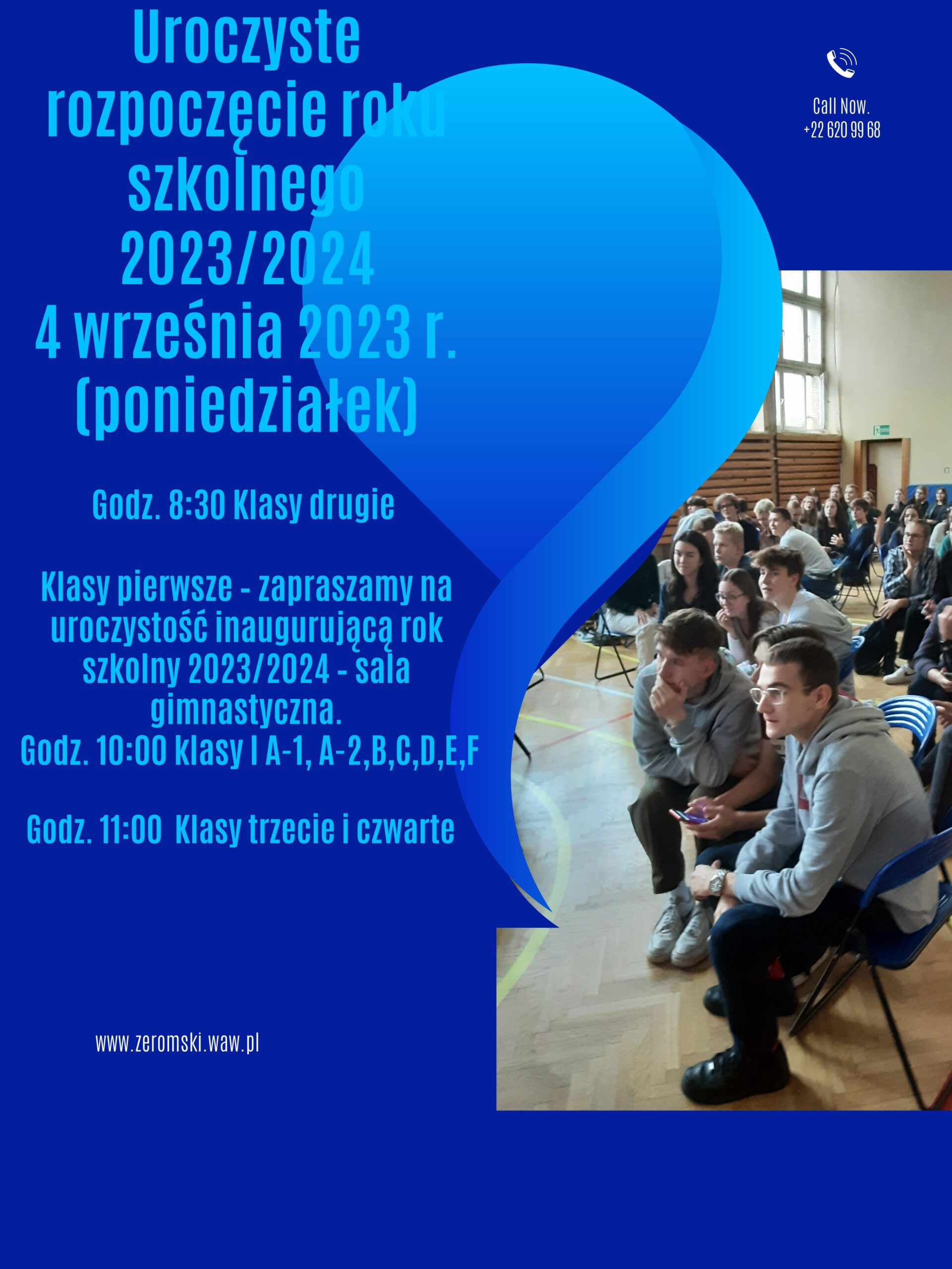 Read more about the article Uroczyste  rozpoczęcie roku szkolnego 2023/2024