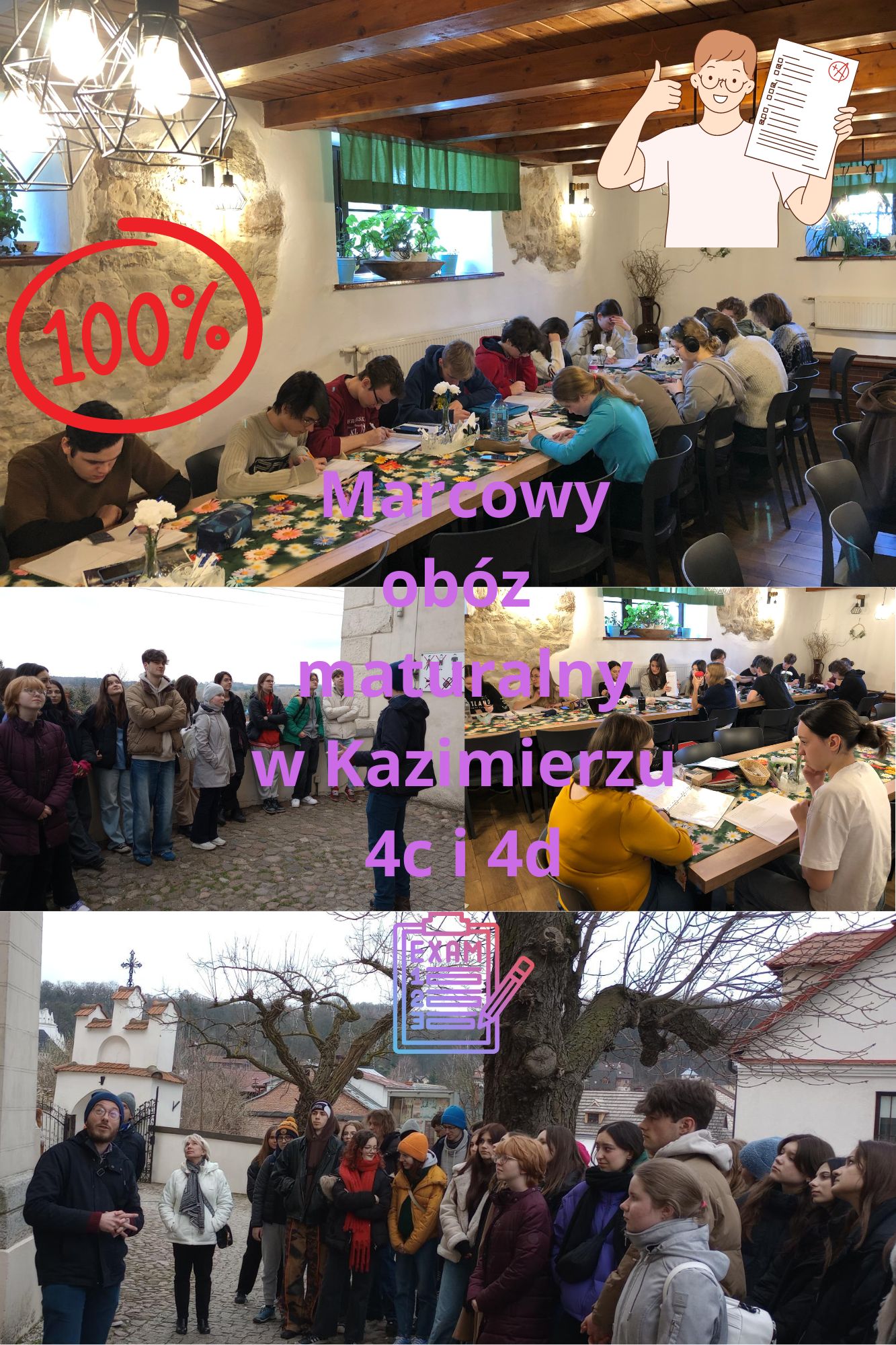 You are currently viewing Maturalne powtórki w Kazimierzu – klasa 4c i 4d