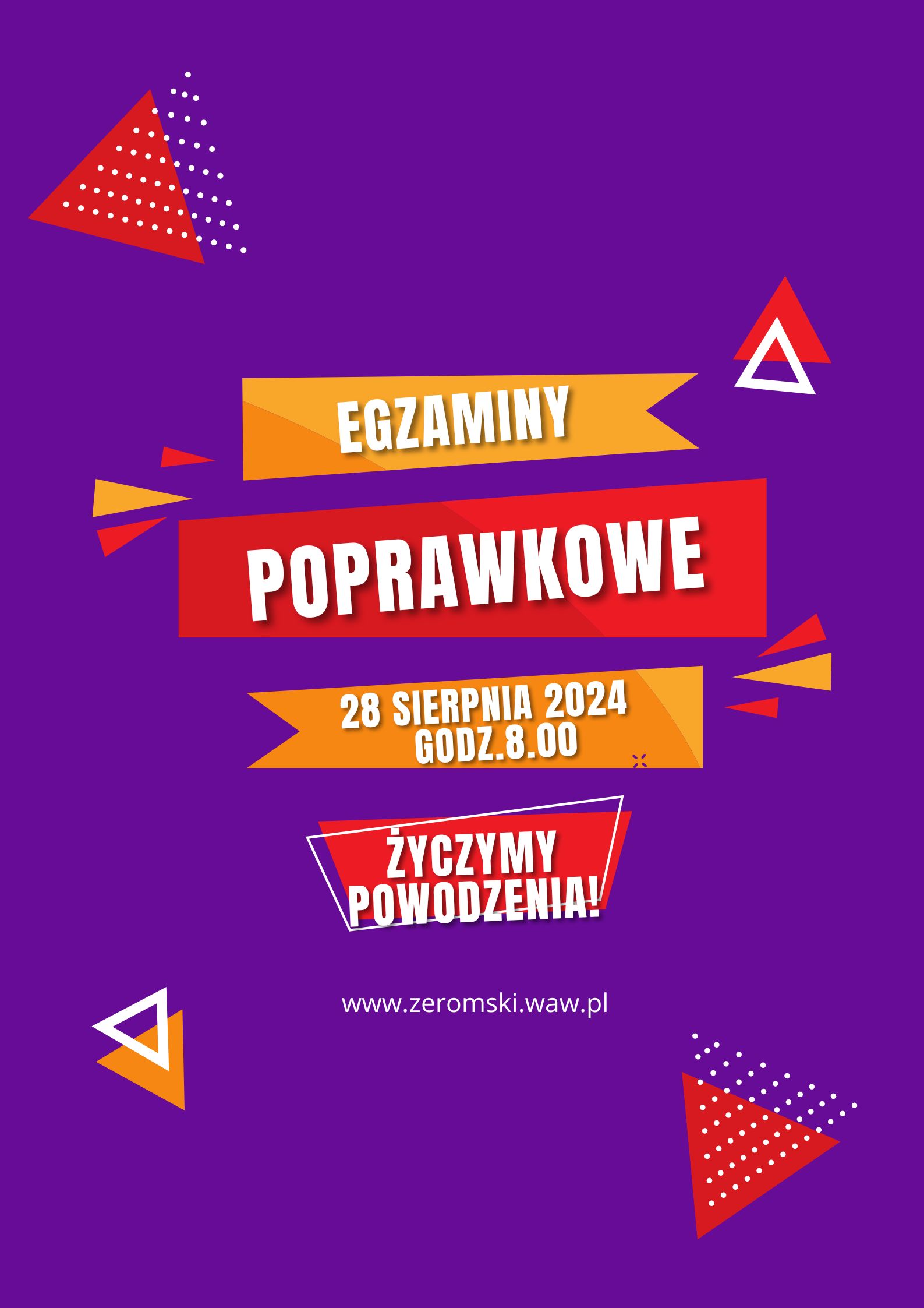 Read more about the article Egzaminy poprawkowe z matematyki