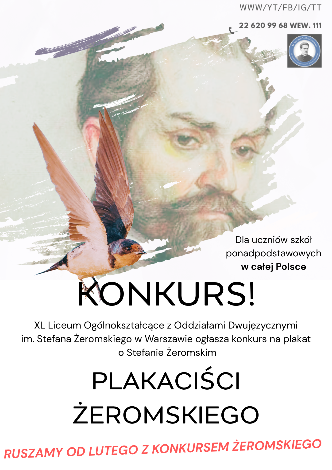 Read more about the article Konkurs na plakat o Stefanie Żeromskim